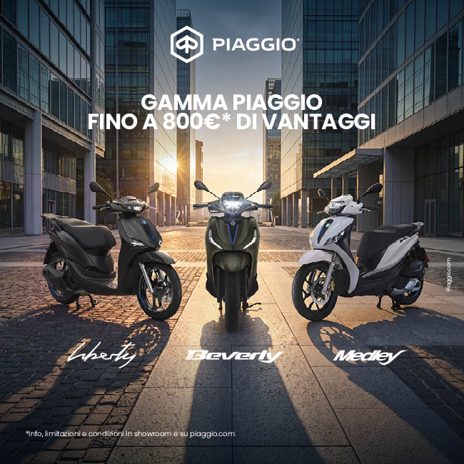 Promo Piaggio Gamma ruote Alte 