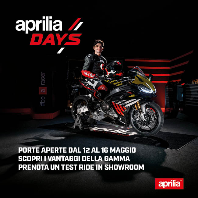 PORTE APERTE DAL 12 AL 16 MAGGIO - APRILIA DAYS