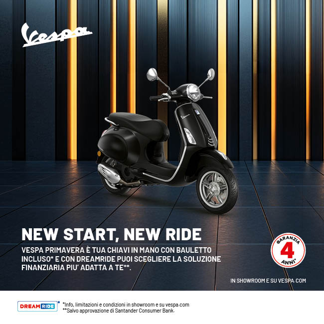 PROMOZIONE VESPA  PRIMAVERA/SPRINT E5+ 