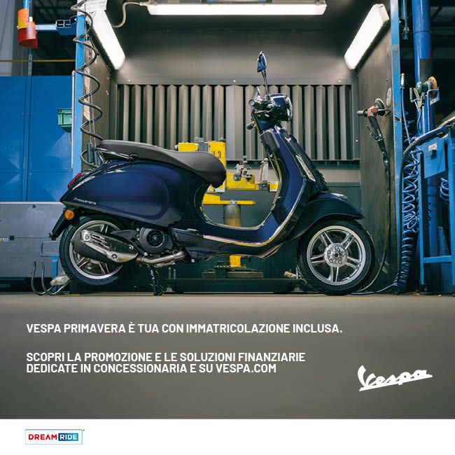 PROMOZIONE VESPA  PRIMAVERA/SPRINT E5+ 