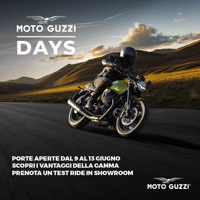 PORTE APERTE DAL 09 AL 13 GIUGNO  - MOTOGUZZI DAYS
